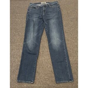 Gap 1969‎ Real Straight Denim Jeans Womens Size 29R Dark Wash Classic Fit